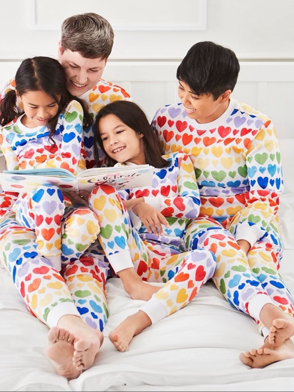 Pottery Barn Kids X The Trevor Project Adult Rainbow Heart Pajama Set